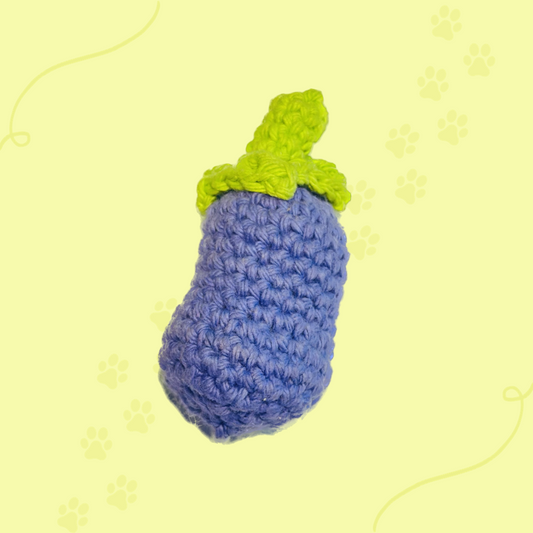 Eggplant Cat Toy