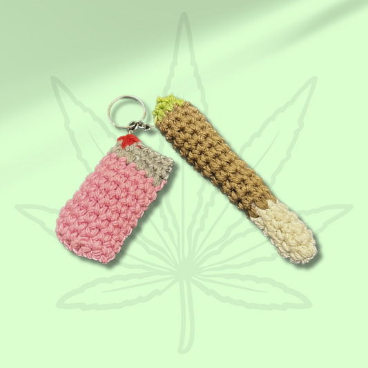 Joint & Lighter Keychain